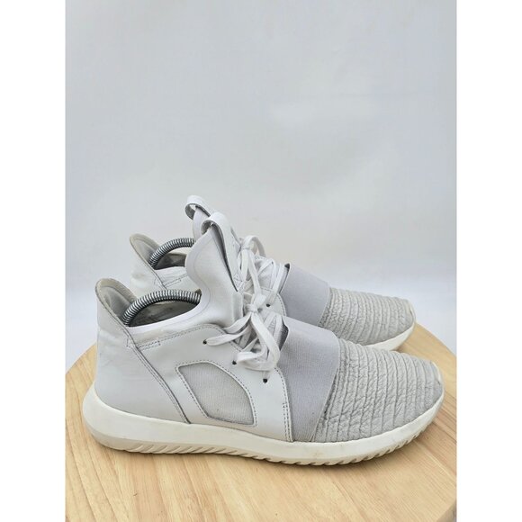Adidas Tubular Defiant Core  Woven Knit S80486 Womens Running Shoes sz 10 - Picture 1 of 8
